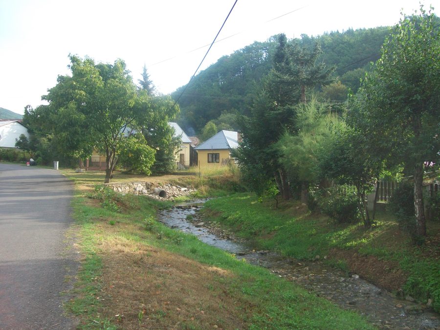 Vrbinský potok pretekajúci obcou Kotmanová