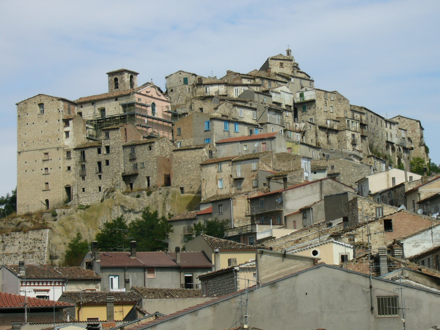 Tetti del centro storico di Limosano