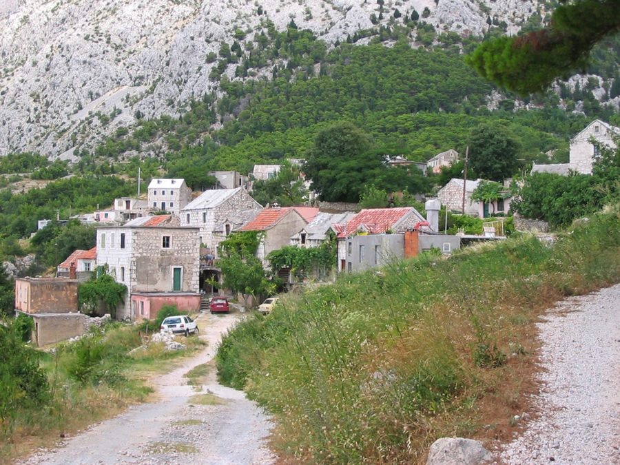 Srida Sela village in Tučepi, Croatia
