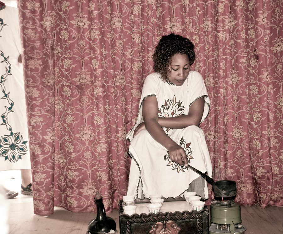 Kaffeeceremonie in Addis Ababa