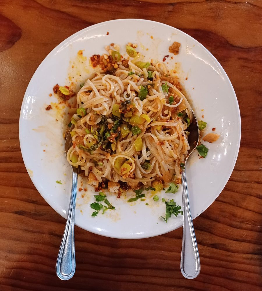 Shan-Nudeln mit Tofu
