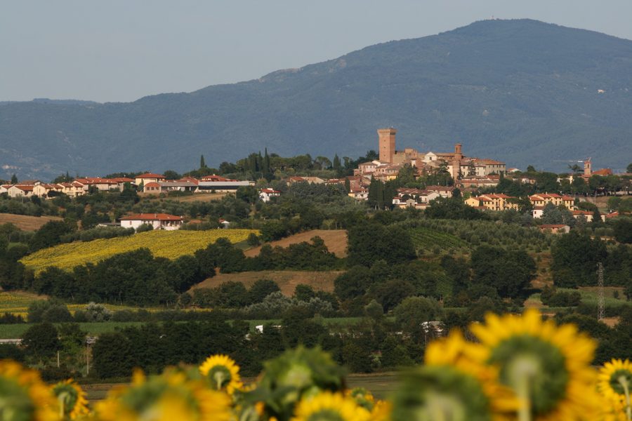 Panorama of Marciano della Chiana, Arezzo