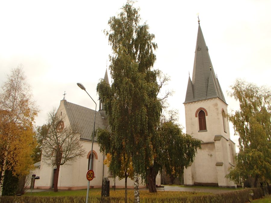 Harmångers kyrka in Harmånger, Nordanstig, Schweden