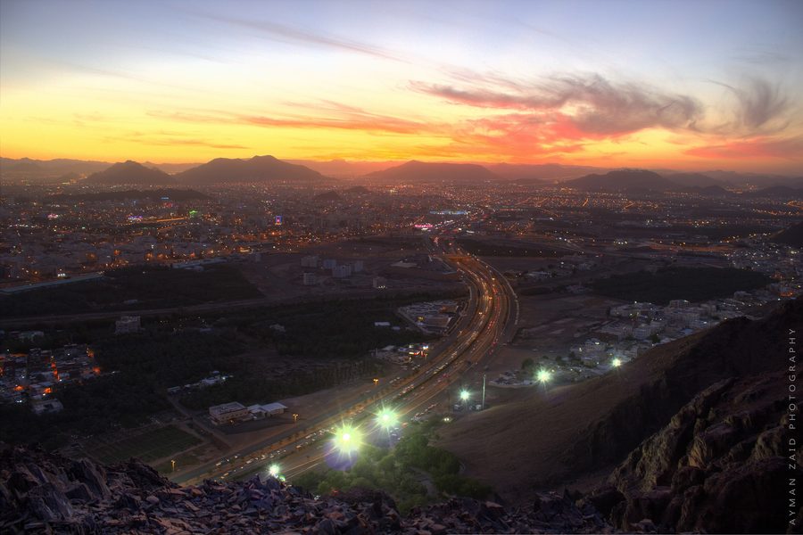 Stadtansicht von Medina in Saudi-Arabien