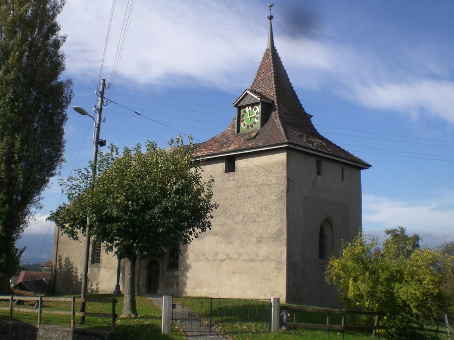 Kirche von Vuarrens im Kanton Waadt