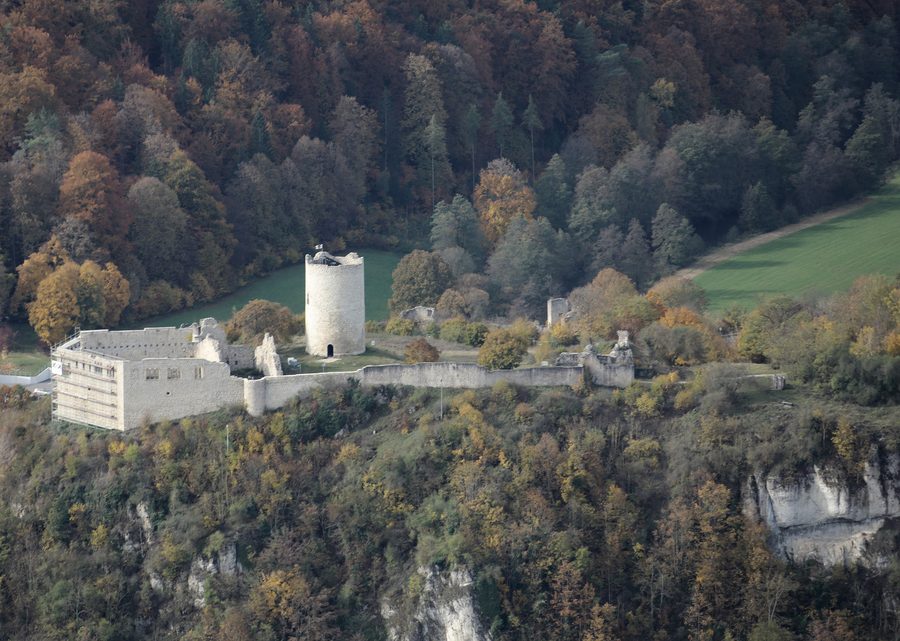 Burganlage in Kallmünz im Landkreis Regensburg