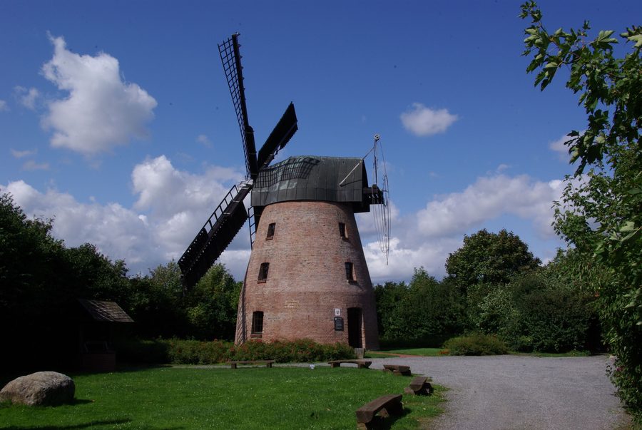 Alte Mühle am Ortsrand von Söhlde in Niedersachsen