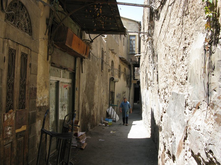 Straße in der Altstadt von Damaskus