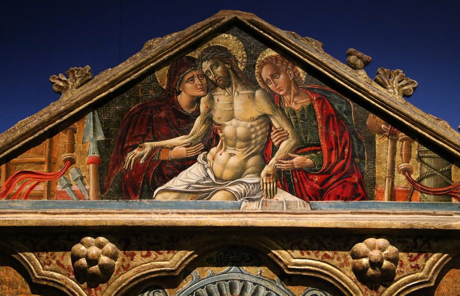 Madonna mit Kind und Heiligen, 1505, in Santa Maria Maggiore in Guglionesi