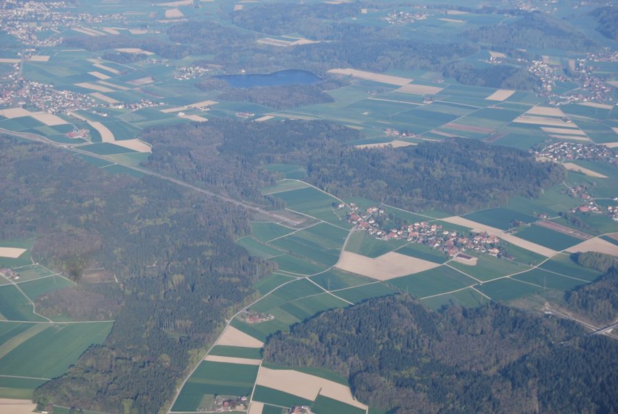 Ländlicher Landschaftsraum rund um Hersiwil im Kanton Solothurn