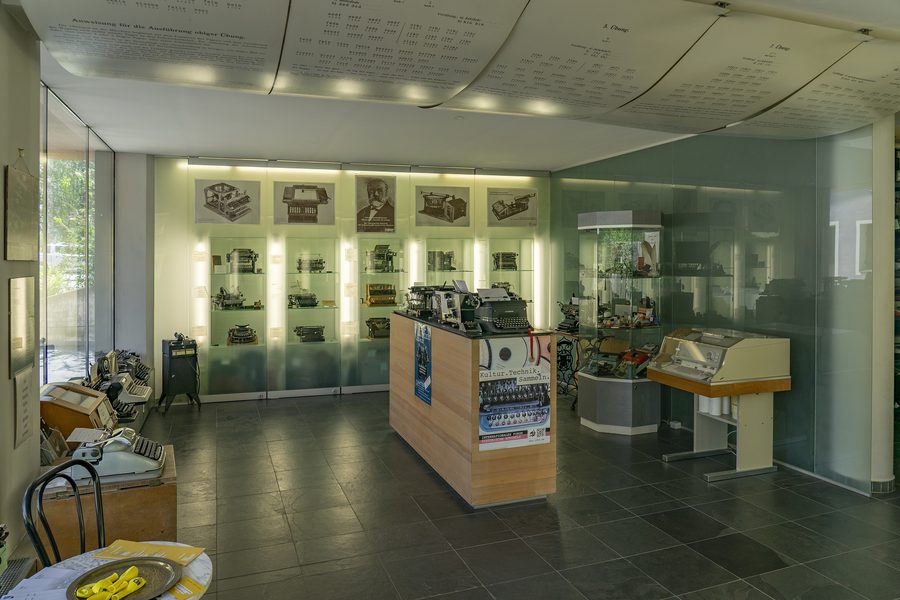 Schreibmaschinen im Schreibmaschinenmuseum Wattens