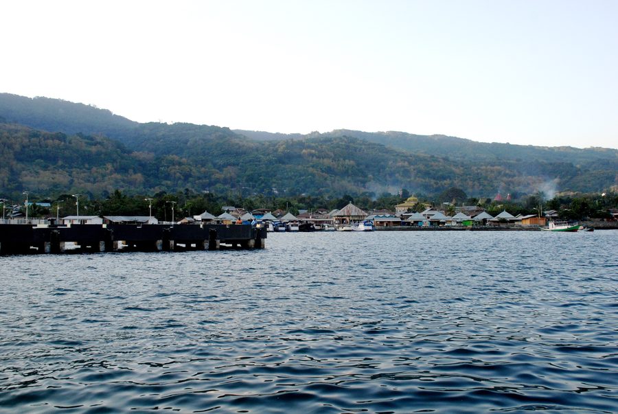 Kalabahi city and harbour on Alor Island