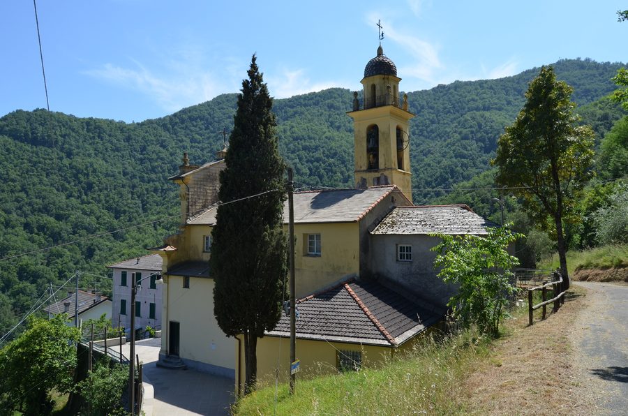 Kirche San Giacomo in Canevale, Coreglia Ligure, Ligurien