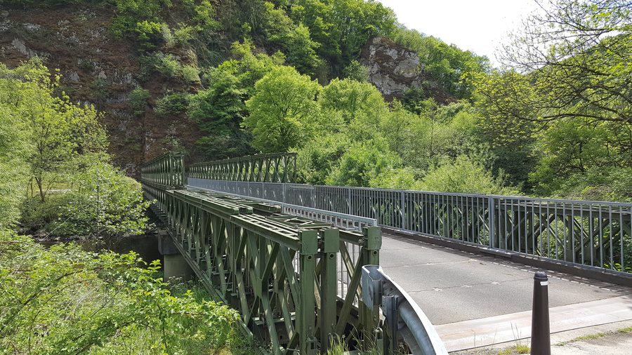 Bridge over the Sûre river near Erpeldange