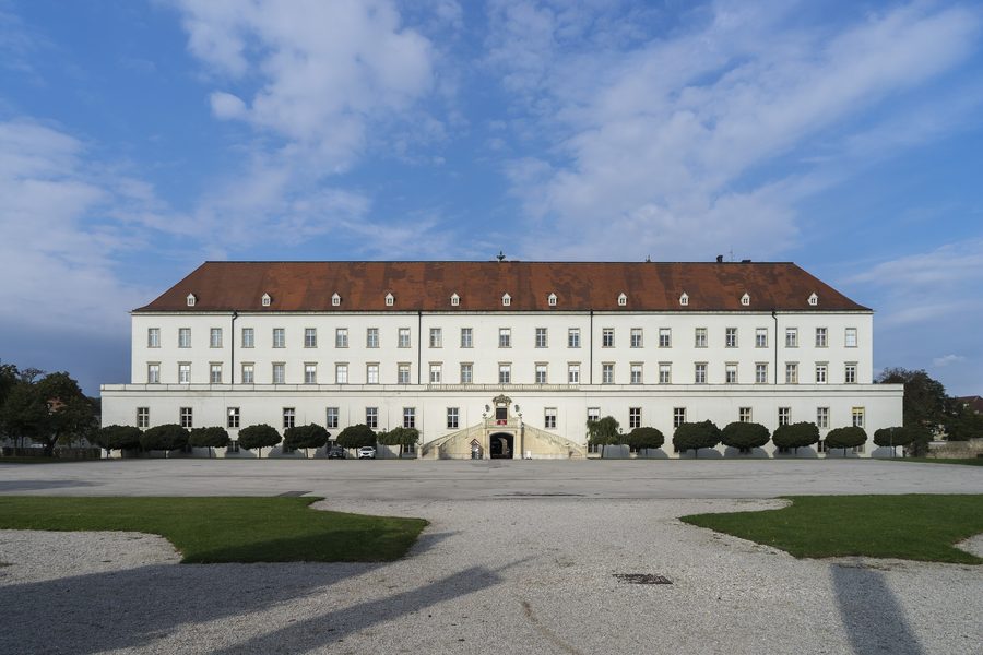 East side of the Theresian Military Academy in Wiener Neustadt.