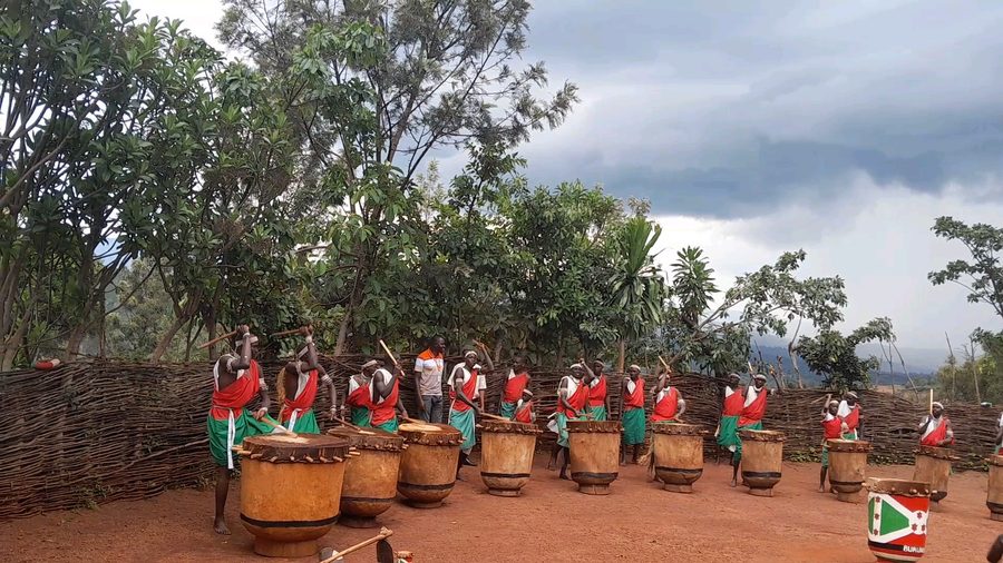 Drumspieler in Gitega
