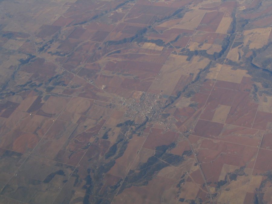 Dove Creek in Colorado mit ländlich-landwirtschaftlicher Umgebung
