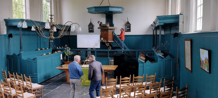 Protestantse kerk in Ursem in de gemeente Koggenland, Noord-Holland