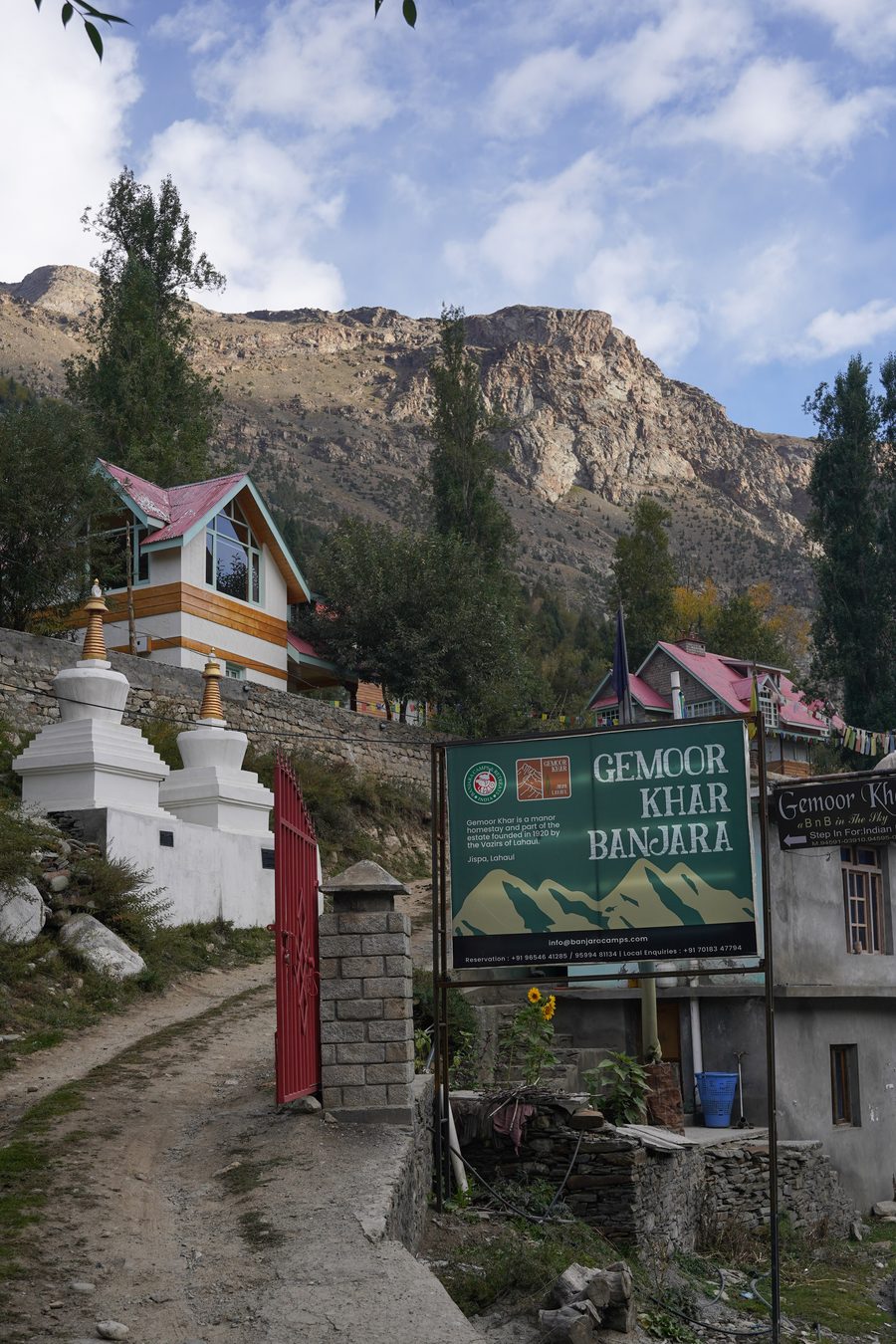 Bergort im Himalaya
