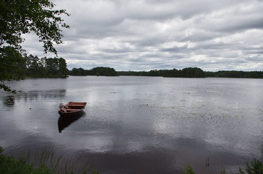 Getesjön in Markaryd, Schweden