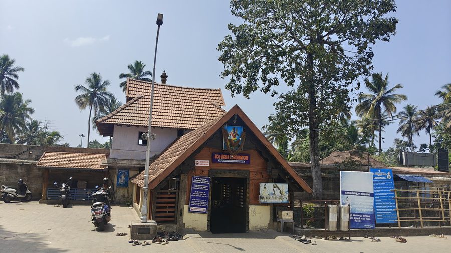 Parashurama-Tempel in Thiruvallam im indischen Bundesstaat Kerala