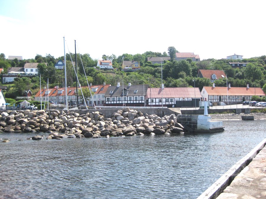 Hafen des ehemaligen Fischerorts Vang auf Bornholm