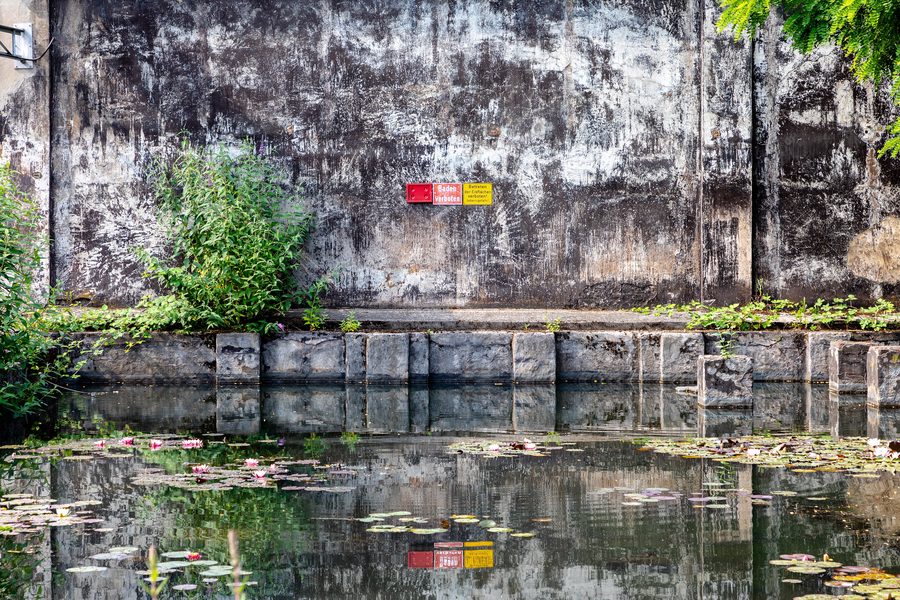 Kühlteich im Landschaftspark Duisburg-Nord in Duisburg