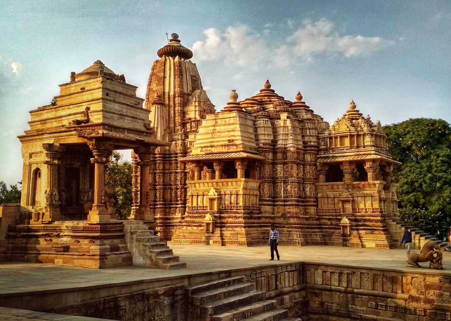 Khajuraho-Tempel in Madhya Pradesh