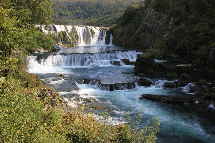 Štrbački buk im Una-Nationalpark in Bosnien und Herzegowina