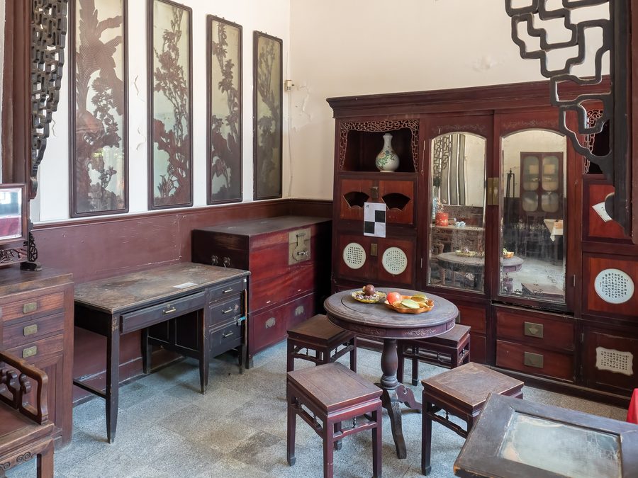 Stadtbild aus dem Nankai-Distrikt in Tianjin