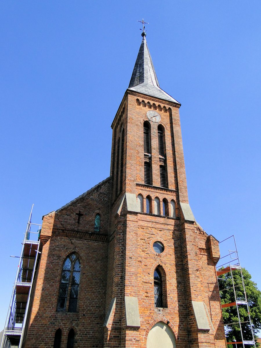 Historische Kirche in Rosenow, Mecklenburg-Vorpommern