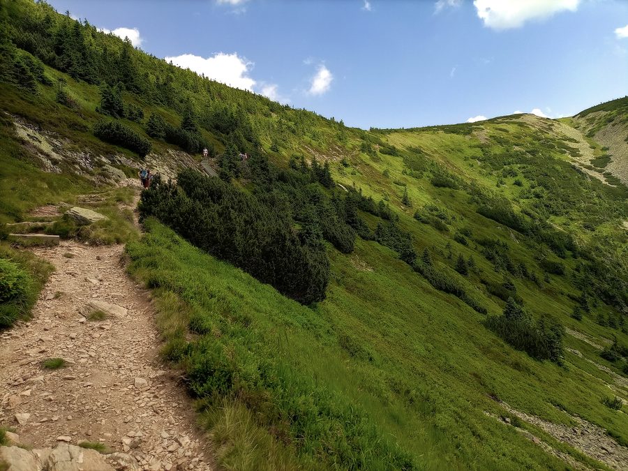 Berglandschaft bei Krkonoše