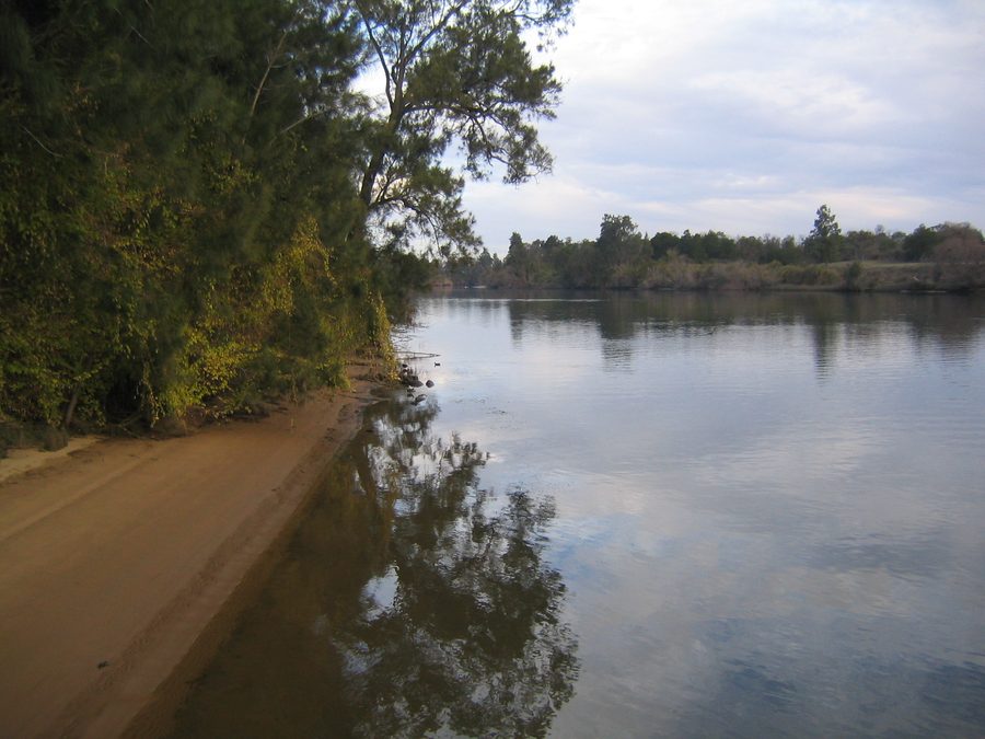 Blick vom Cattai Wharf auf die Landschaft des Cattai-Nationalparks