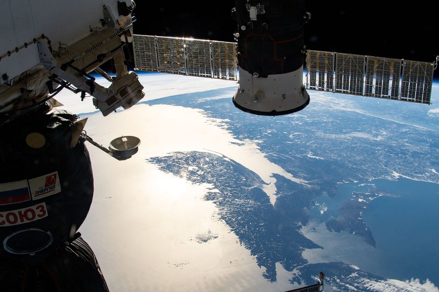 Ostküsten Kanadas und der USA aus dem Weltraum