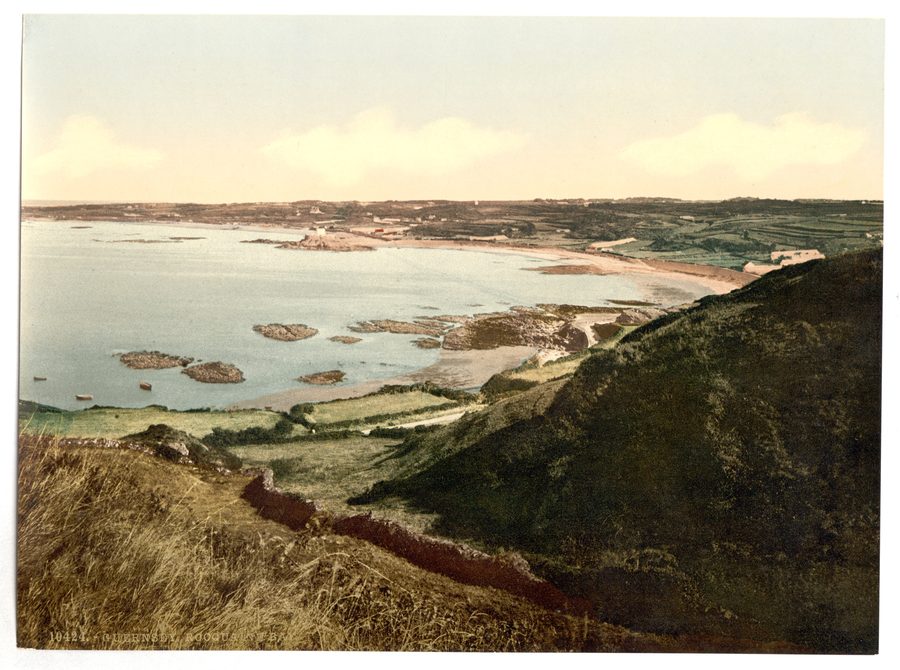 Rocquaine Bay an der Westküste von Guernsey