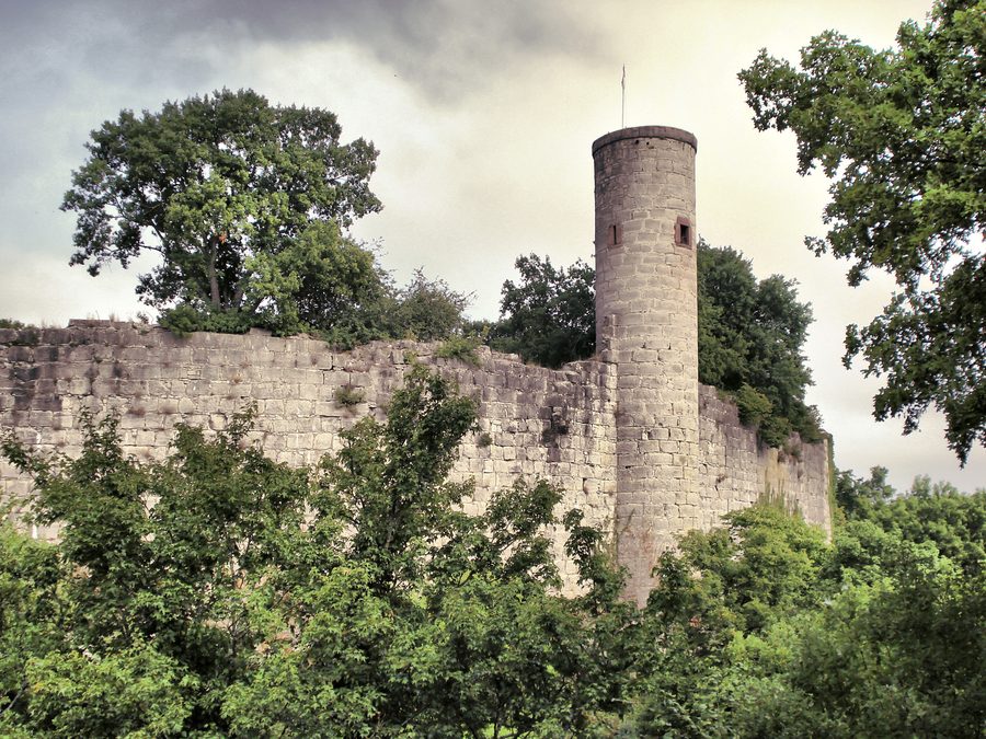 Burgruine Homburg bei Gössenheim in Franken