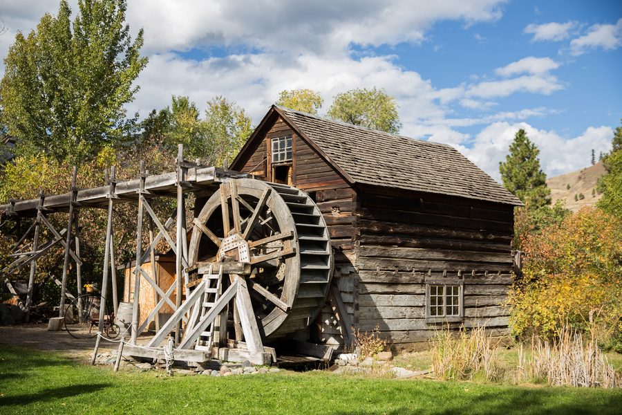 Die historische Grist Mill in Keremeos