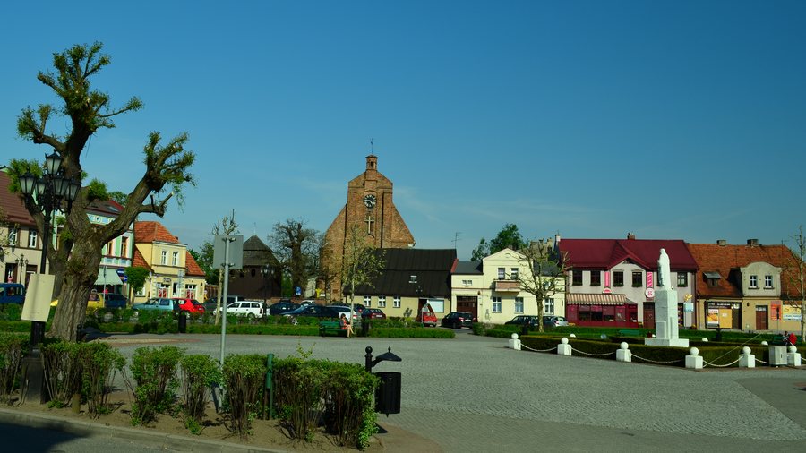 Pobiedziska, historical urban layout