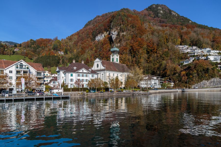 Gersau SZ im Herbst 2014