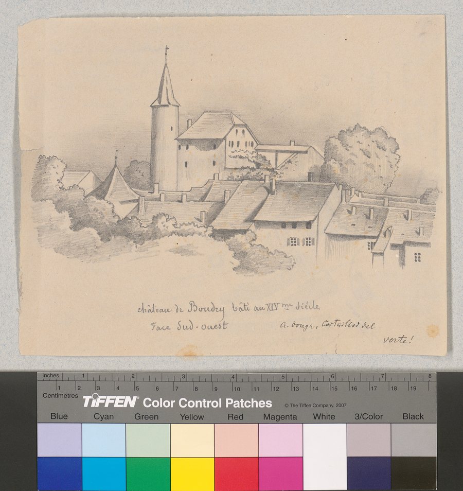 File:Zentralbibliothek Zürich - Château de Boudry Face Sud-ouest bâti au XIVme siécle - 991099555239705501.jpg