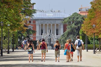 Urlaub in der Stadt Madrid