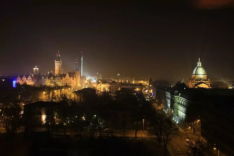 Leipzig bei Nacht